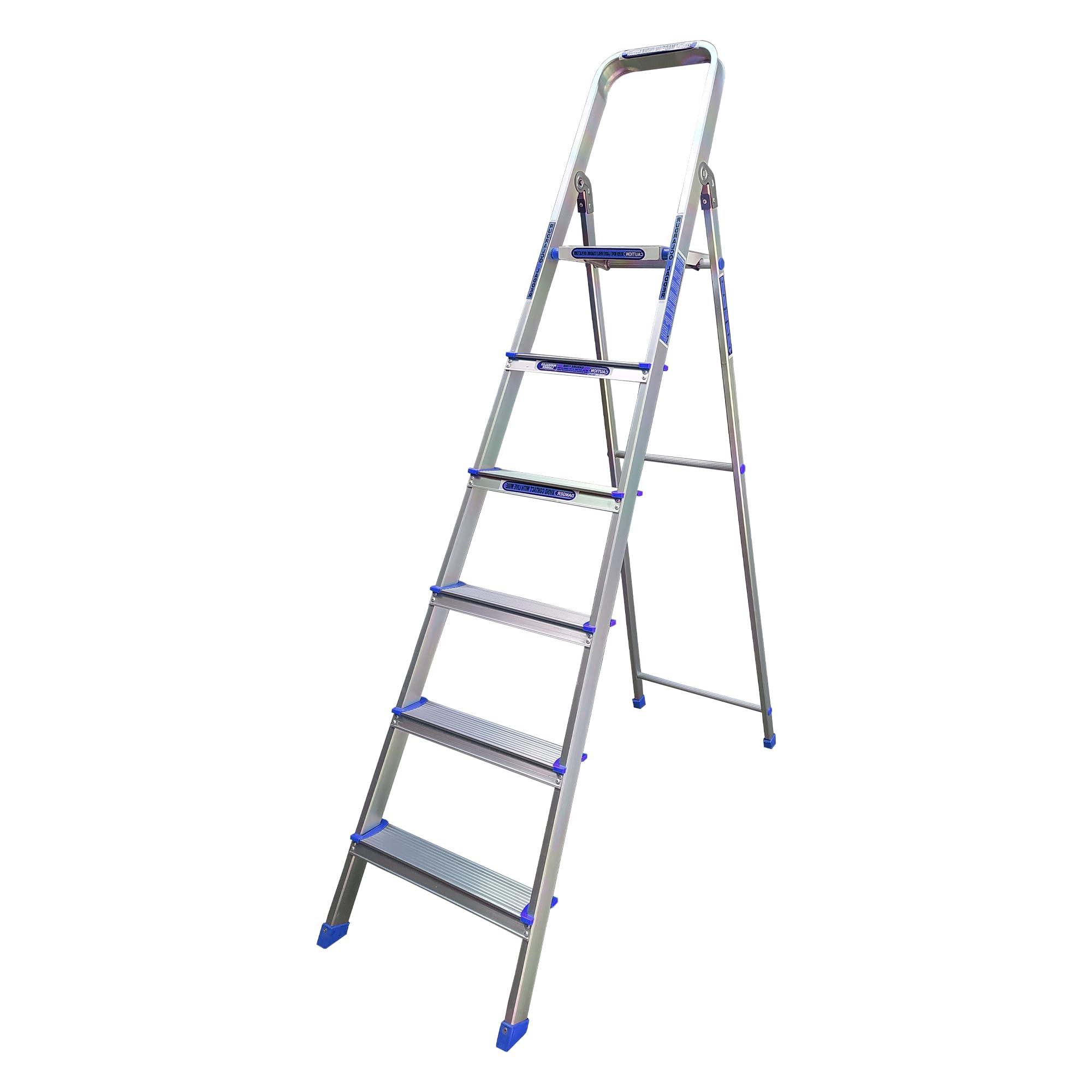 Aluminium Folding Ladder | 5+1 Step | Anti-Slip Wide Steps | Heavy Duty | Lightweight & Foldable | Multipurpose Ladder for Home, Kitchen, Office & Indoor Maintenance Use-image-49
