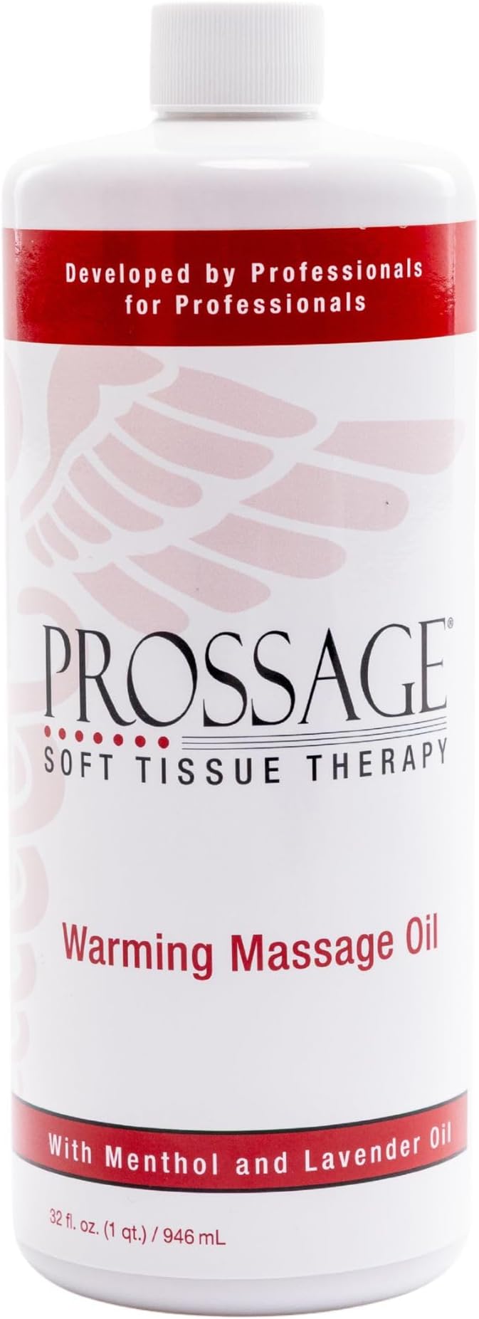Prossage Heat Warming Relief Massage Oil for Therapuetic Massages, Deep Tissue Massages, and Aromatherapy, Topical Reliever, 32 Ounce Bottle
