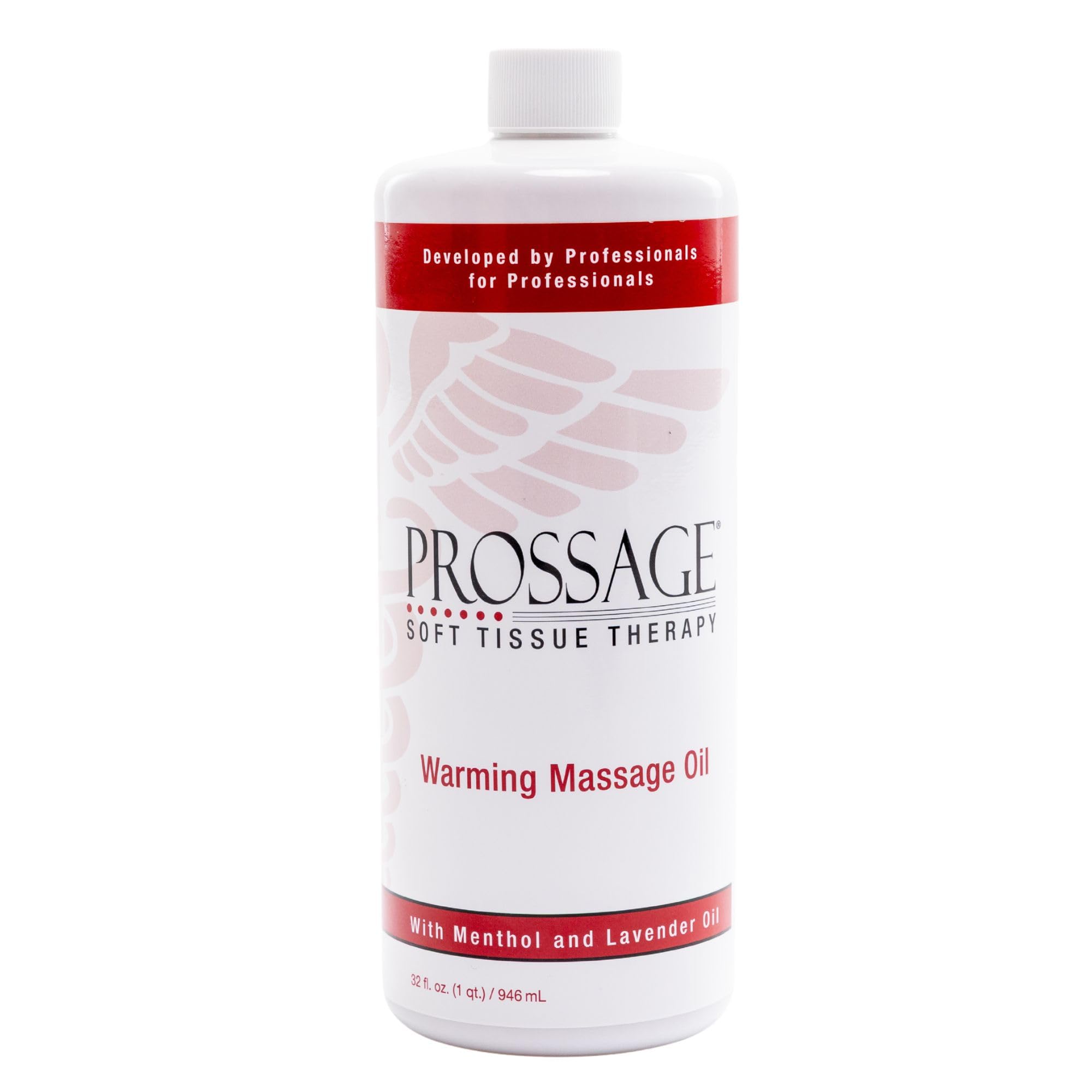 Prossage Heat Warming Relief Massage Oil for Therapuetic Massages, Deep Tissue Massages, and Aromatherapy, Topical Reliever, 32 Ounce Bottle