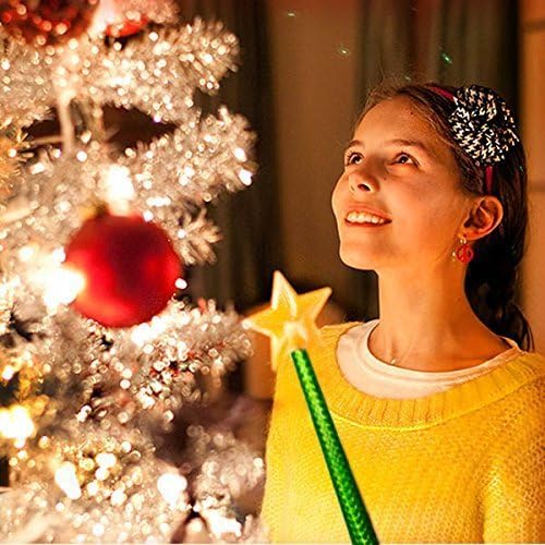 Magic Light Wand (Gold – Remote Control with Enchanting Sound for Decorative Lights! Use with Christmas Trees, Night Lights, Festive String Lights and More