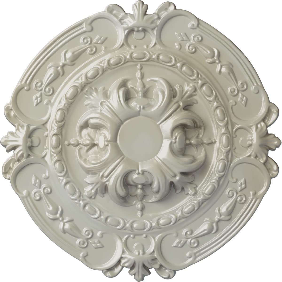 Ekena Millwork CM17SOFBSDecorative Ceiling Medallions Modeled After Original Historical Patterns &amp; Designs, Flash Blue