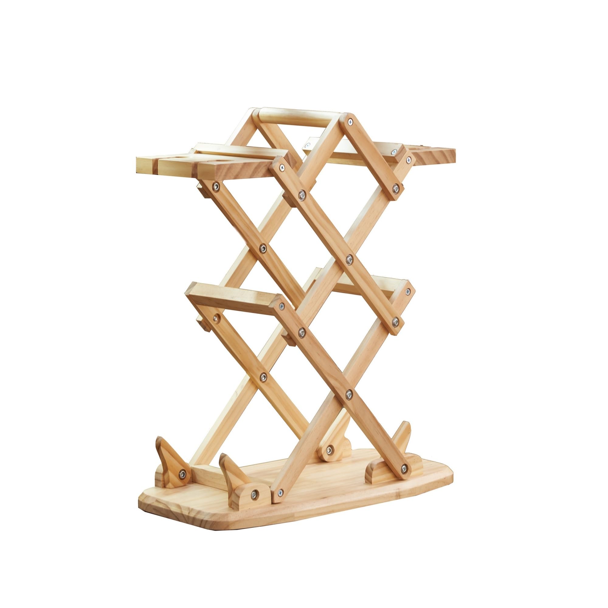 SDA287MZ Storage Folding Diamond Shaped Wine Rack Storage Display