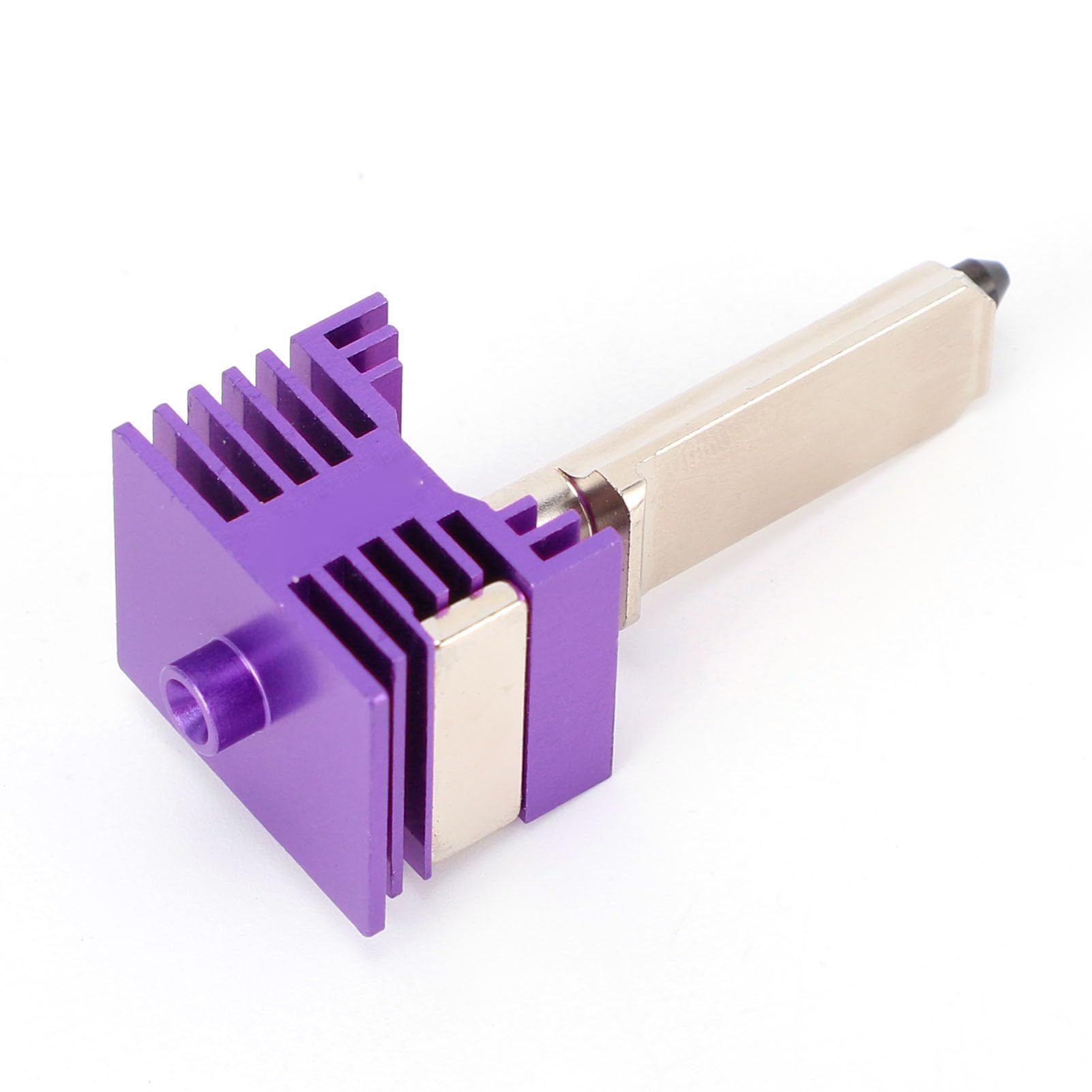 Duokon Kit Hotend de Repuesto Boquilla de Acero Endurecido Recubierta MPVD 0,4 Mm 0,6 Mm 0,8 para Impresora 3D Lab A1 A1 Mini Impresión de Filamento de Fibra de Carbono 572F de Alta Temperatura