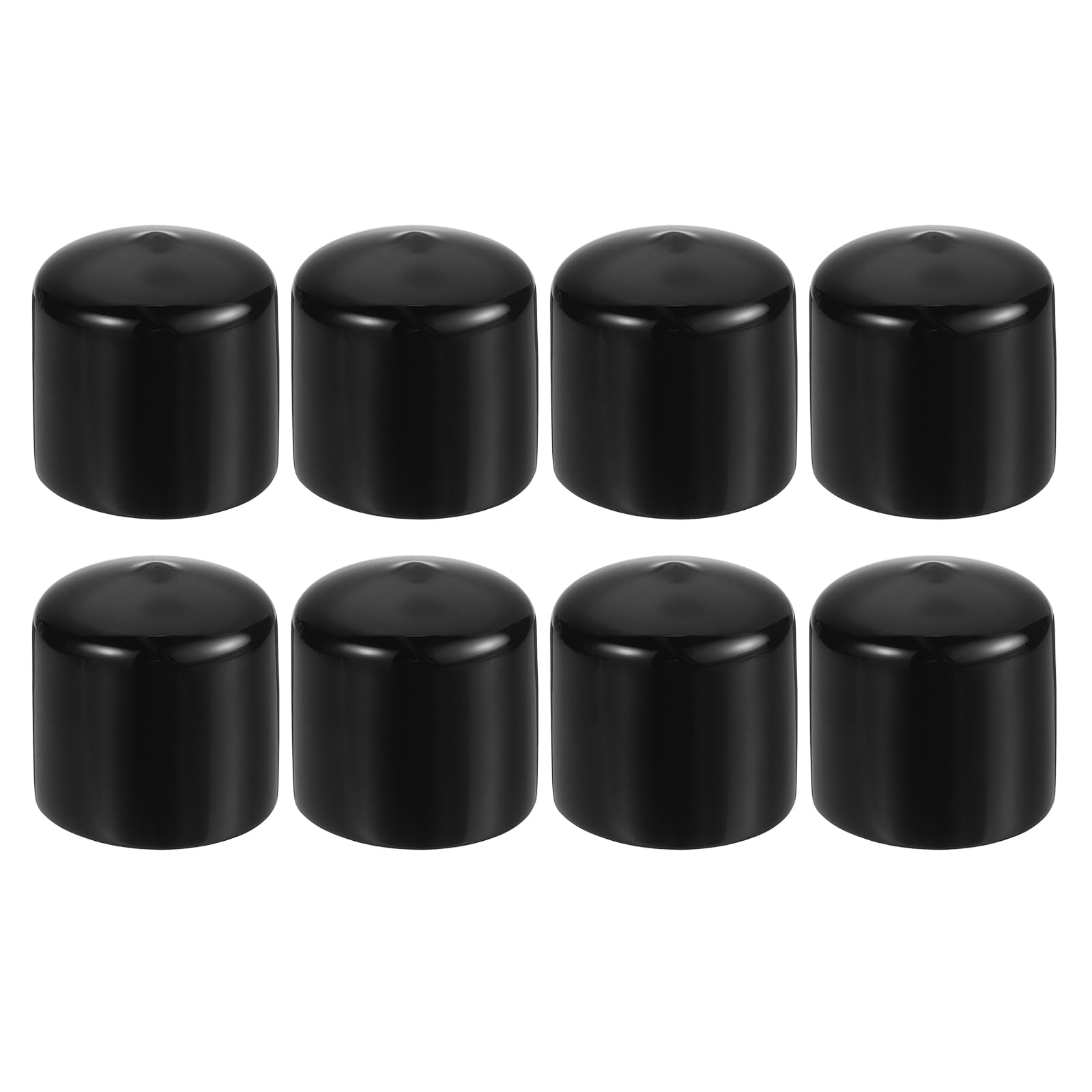 PATIKIL 1 3/8" ID Round Rubber End Caps