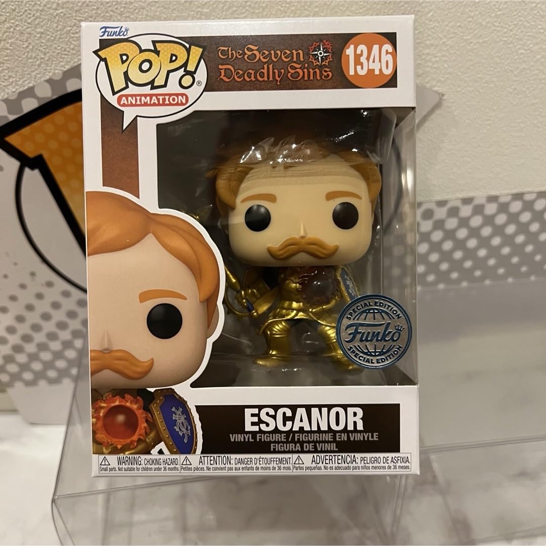 Amazon.co.jp: レアFUNKO POP! 七つの大罪 エスカノール メタリック 