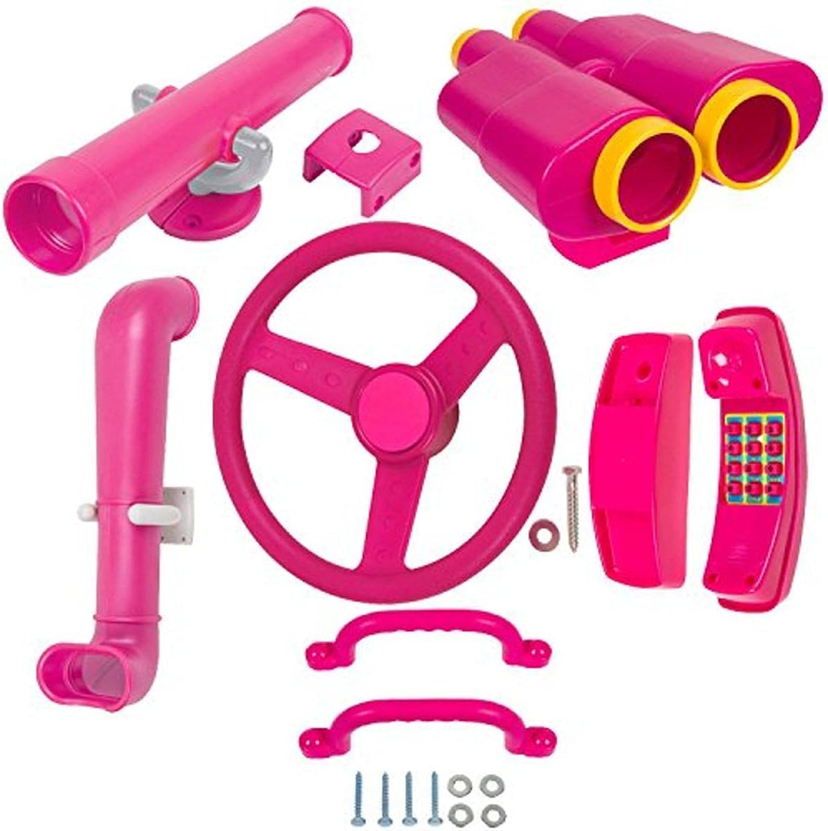 Swing Set Stuff Deluxe Accessories Kit SSS Logo Sticker Playground, Pink : Toys & Games