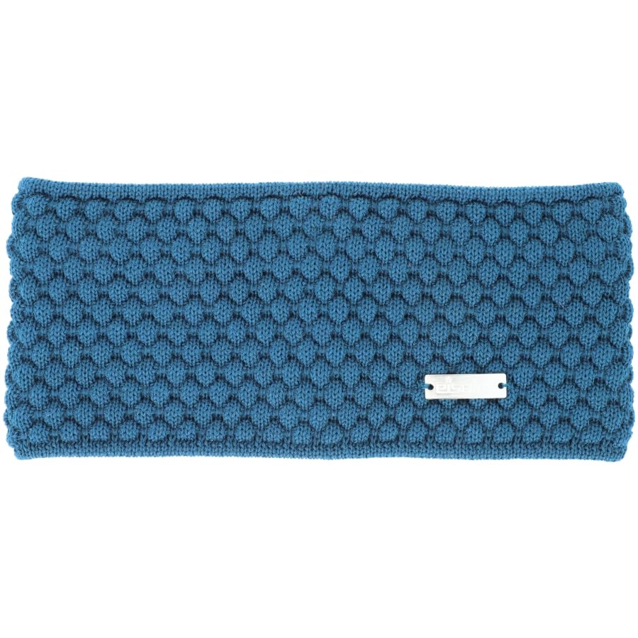 Bandeau Eisglut Minal Merino fini les oreilles froides sous le vent bleu sarcelle