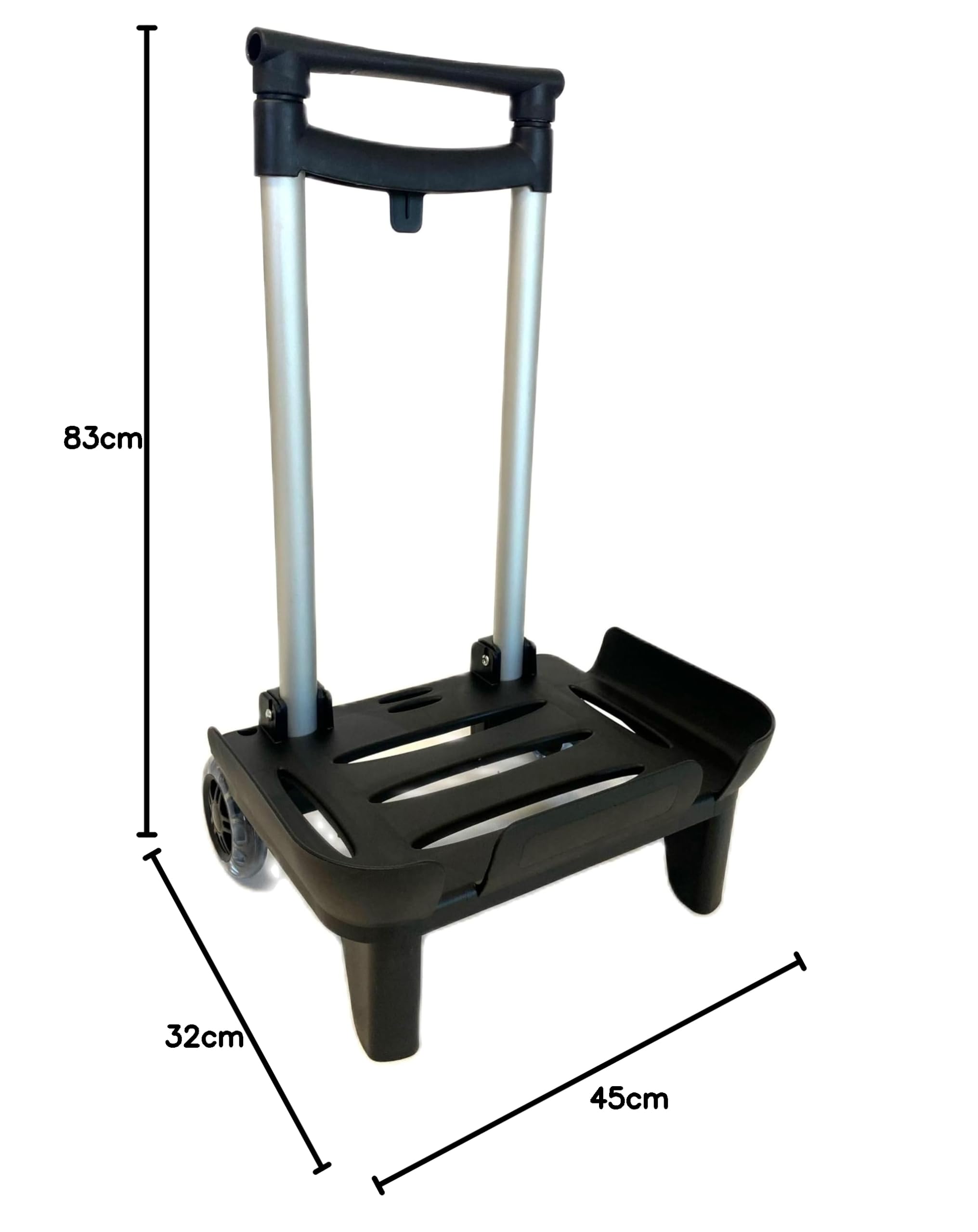 Devesa Chariot pour Sacs à Dos Scolaires – Léger, Pliable et Résistant, avec Base Protectrice et Grand Plateau, Roues Silencieuses et Design Ergonomique pour Éviter Le Mal de Dos - D203