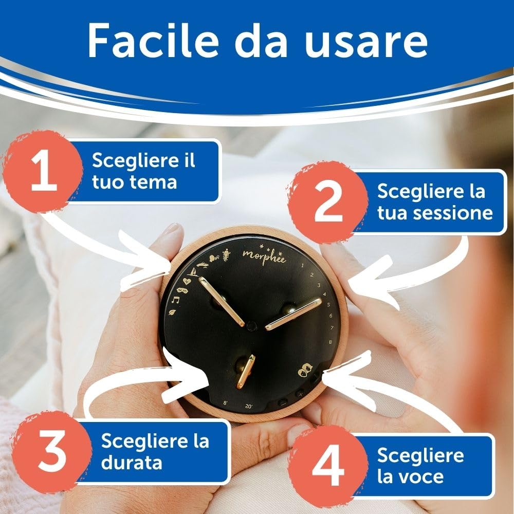 Morphée - Scatola per la Meditazione Disconnessa - Per Addormentarsi Facilmente, Generare un Sonno Profondo e Ristoratore - 700.000 utenti - (italiano, francese, inglese, spagnolo)