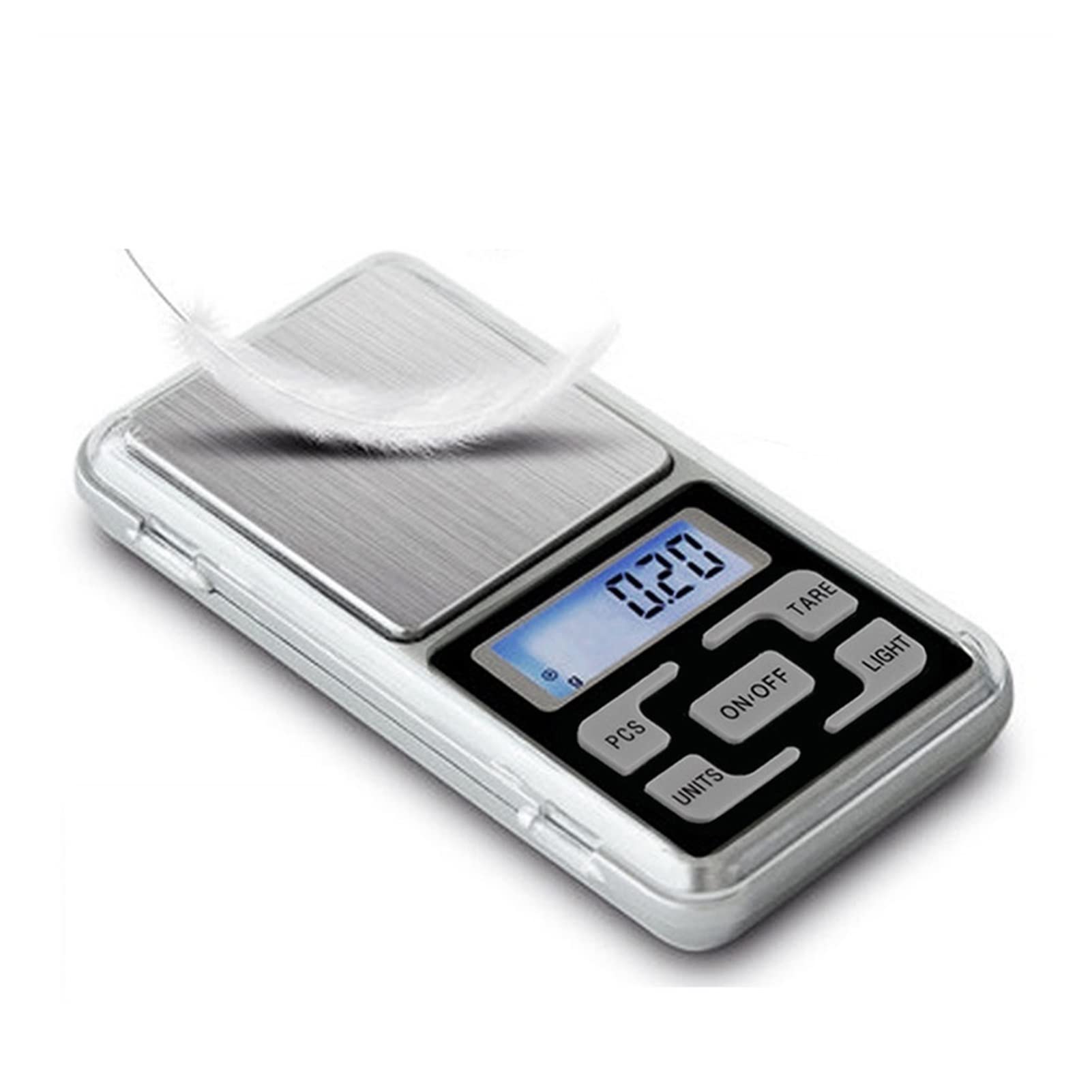 Hpthly 0.01G Kitchen Scale Weight Gram Scale, Digital Pocket Scale, High Accuracy 200G/300G/500G X /0.1G, Electronic Smart Scale With Tare And Lcd Backlight Display For,-500G