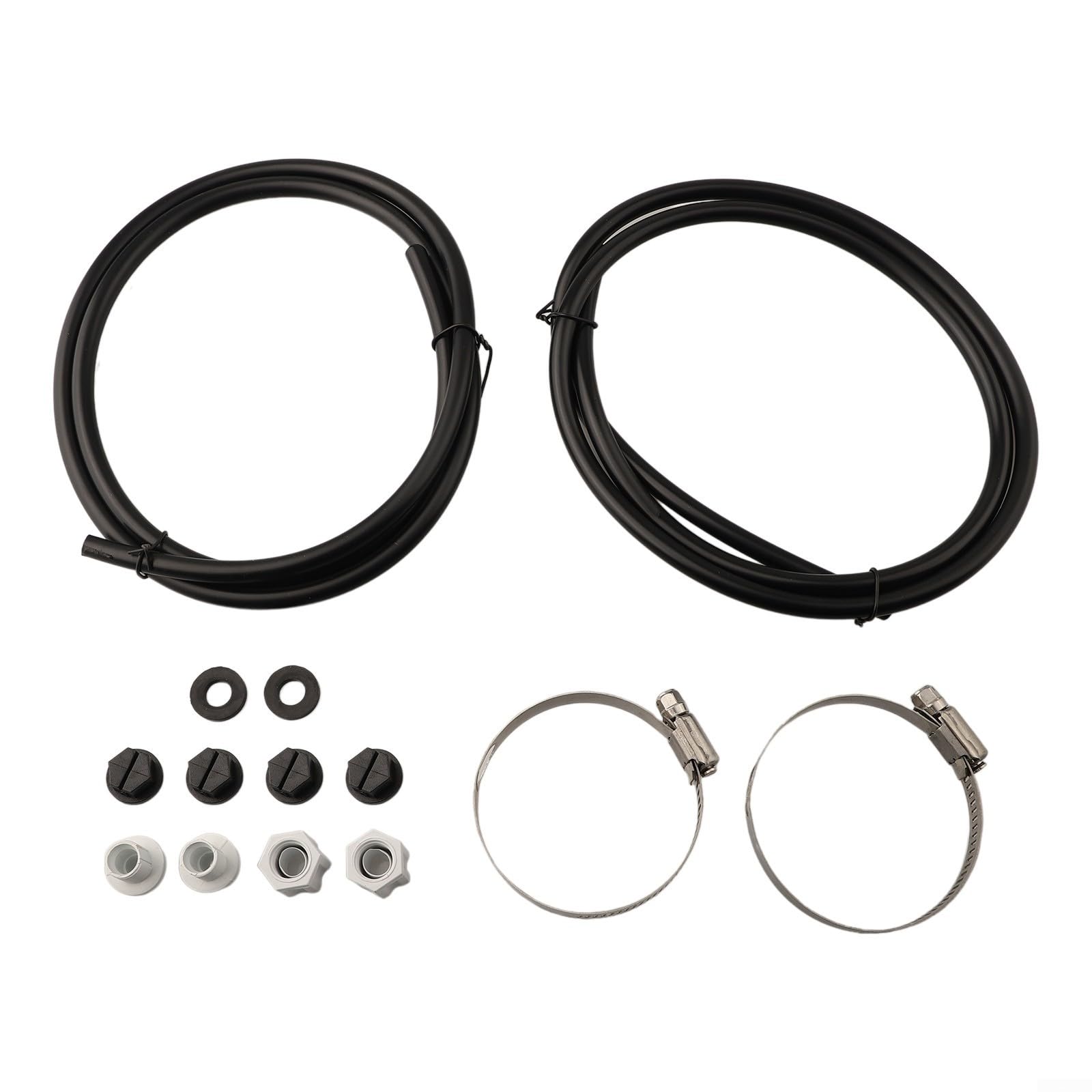 Drivstraw Off-Line Chlorinator Tubing Kit for Hayward CL Series Feeders – Saddle Clamp, Nuts, Washers, 4ft Pipe & Drain Fittings – Compatible with CL200/CL220,