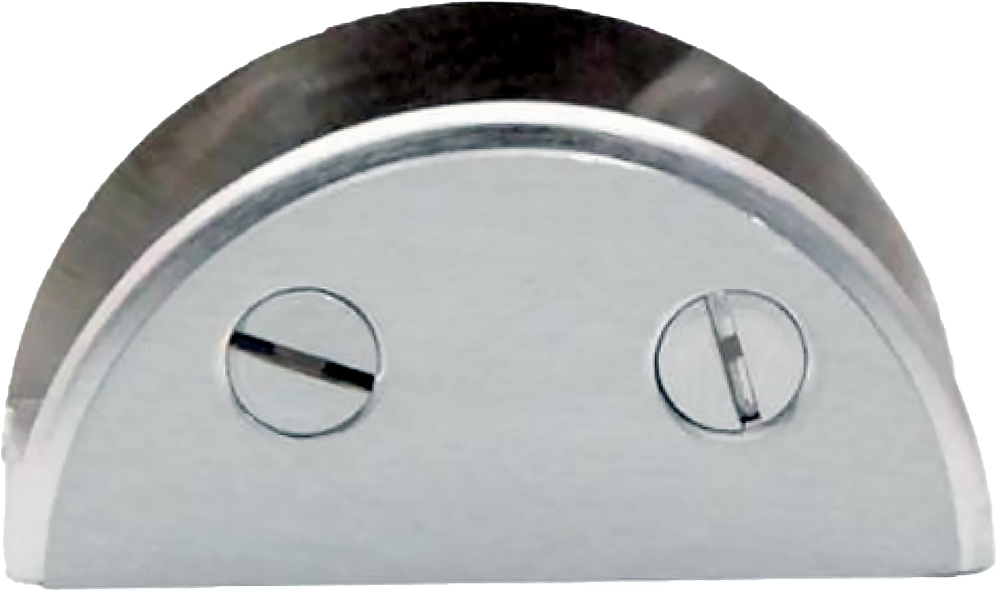 RiseOm Brass D Bracket,D Clamp Bracket for Glass (Pack of 10, Silver-12 mm)