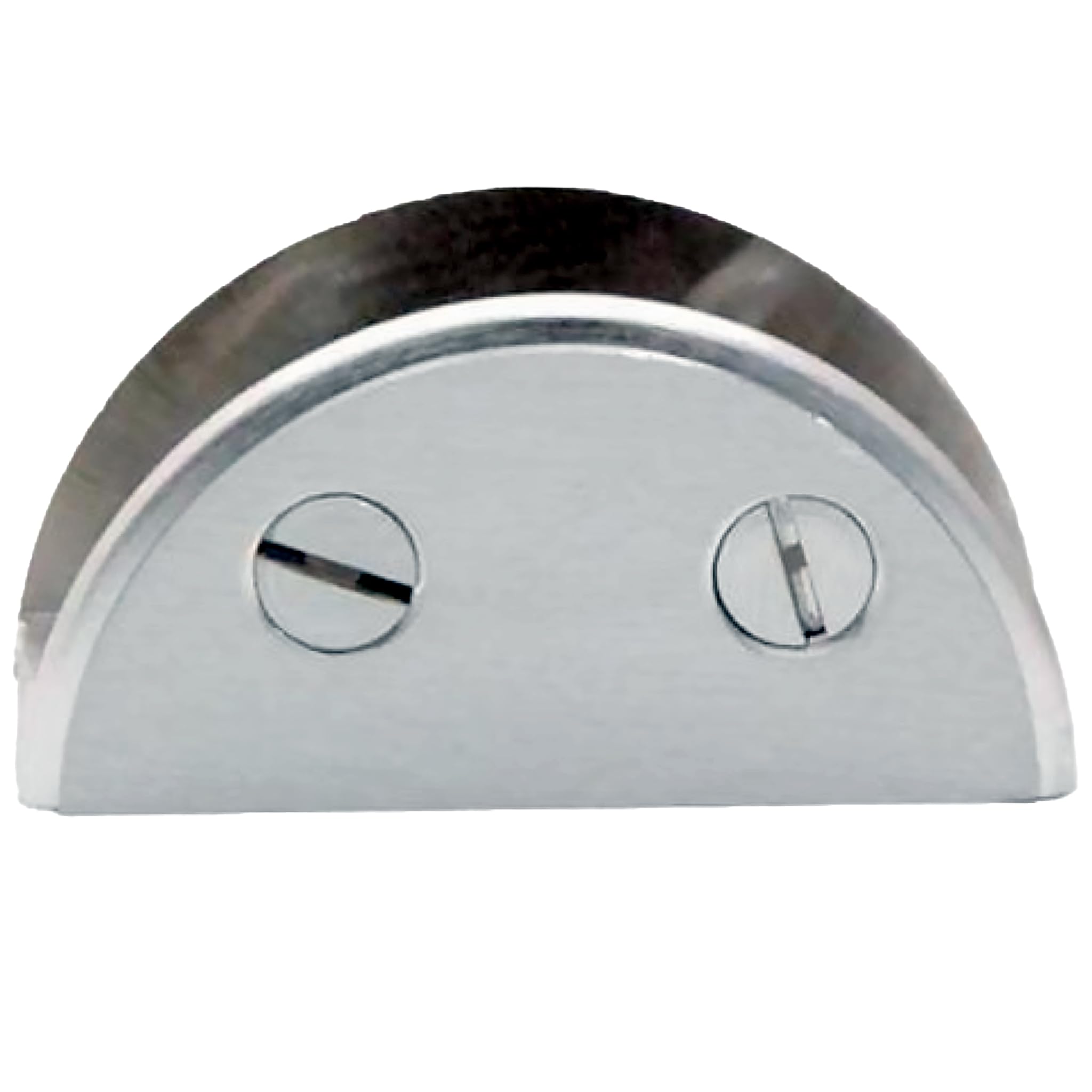 RiseOm Brass D Bracket,D Clamp Bracket for Glass (Pack of 10, Silver-12 mm)