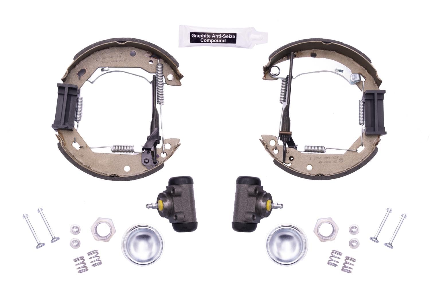 HELLA PAGID 8DB 355 003-681 Zestaw szczęk hamulcowych - R0155 - System hamulcowy: Lucas - dla m. in. PEUGEOT / RENAULT