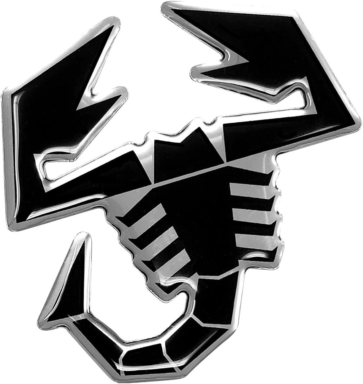 Abarth 3D Sticker Scorpion, Black, 65 mm