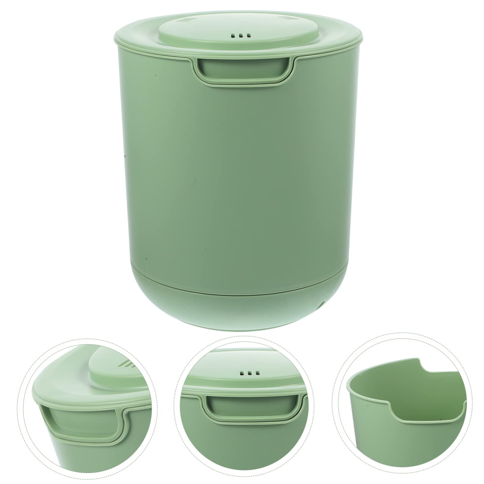 Toddmomy Cubo de Cultivo de Brotes de Soja, 1 Juego PP Verde Claro | Siembra de Semillas, Resistente al Desgaste Rebabas, No se Deforma, Fácil de Guardar