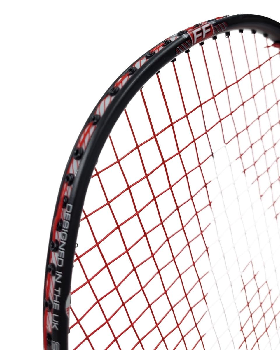 Karakal - Badmintonschläger BN 60 - das leichteste Badmintonracket der Welt aus 100% Fast Fibre Graphite - inklusive Fullsize Cover