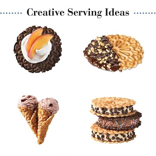 Miniatura 6 de Reko pizzelle Italiano Waffle Galleta Vainilla – 20 onzas (Kosher)