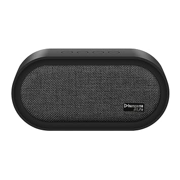 Hungama HiLife Groove 101 5Wx2 Bluetooth, Upto 20 Hours Non-Stop Playtime Micro USB Portable Bluetooth Speaker (Black) get 1 Year Subscription of Hungama Play & Hungama Music