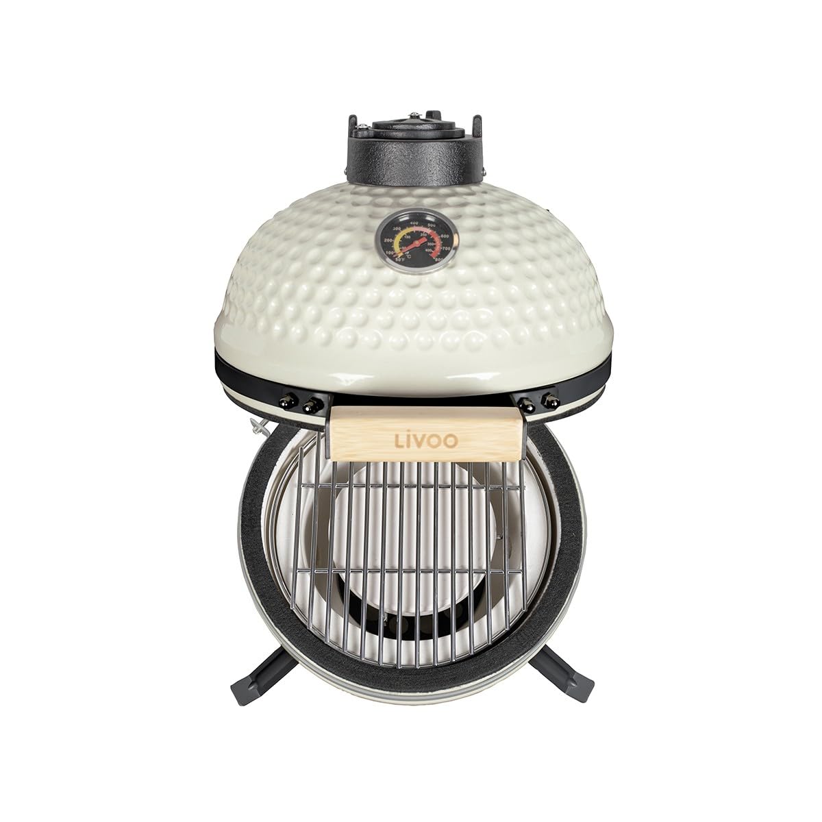 Livoo Barbecue affumicatoio Kamado DOC330 ø27 cm argilla refrattaria