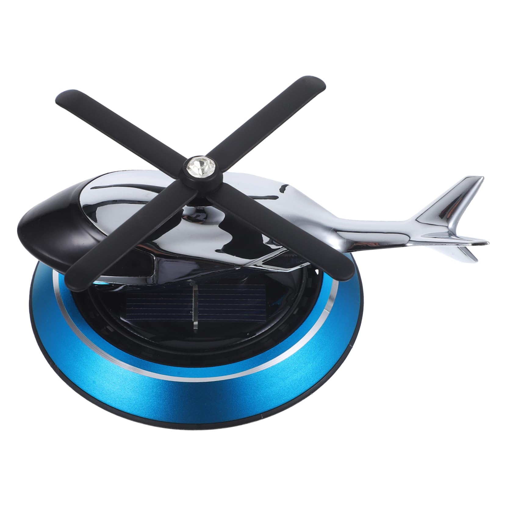 Mobestech 3stücke Solarbetriebene Helikopter-auto-dekoration Aromadiffuser Für Pkw Elegantes Dashboard-ornament Farbverlauf Ohne Duft Für Jedes Auto-innenraum Einzigartiges Für