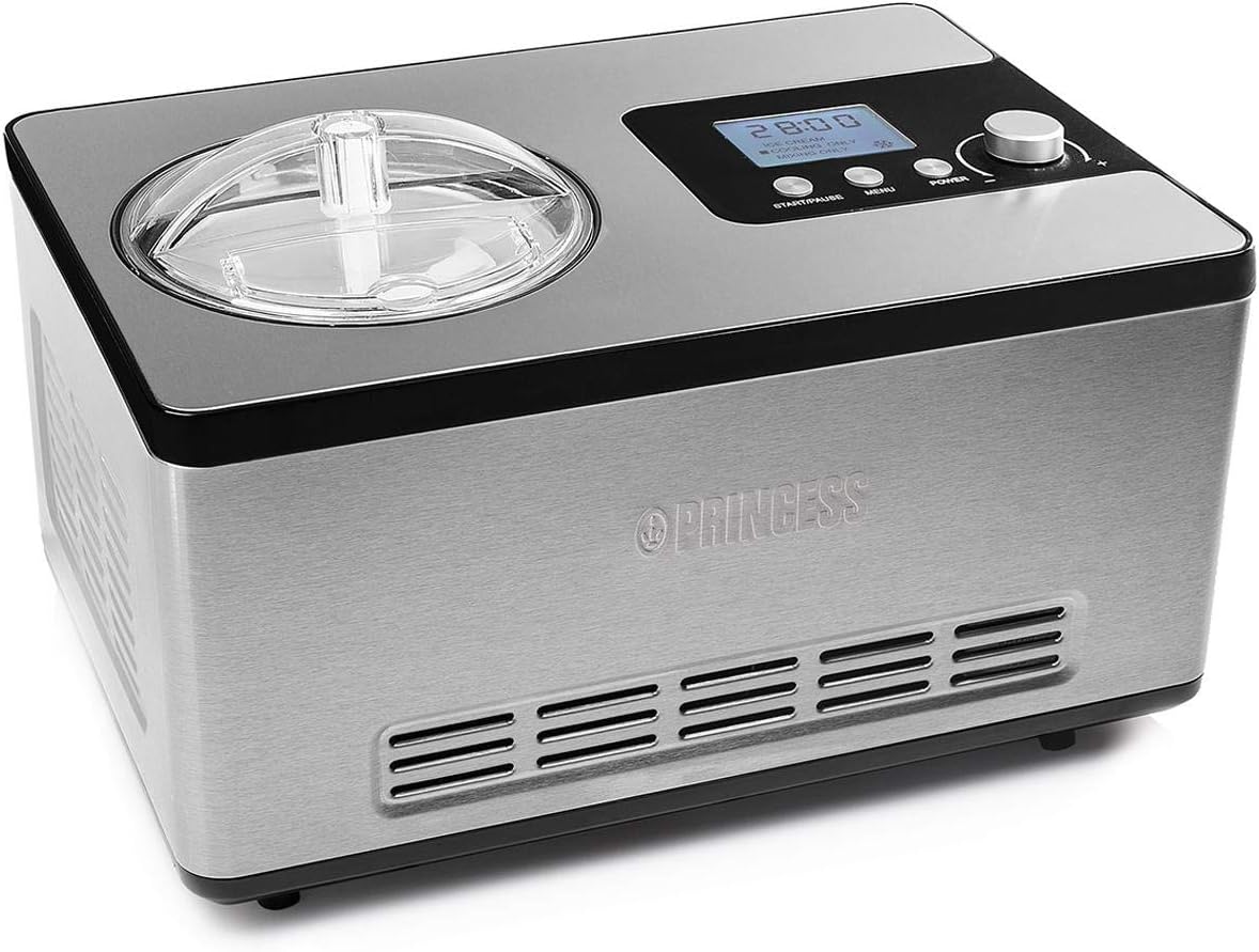 Princess Ice Cream Maker - Prn.282604, Metallic Steel