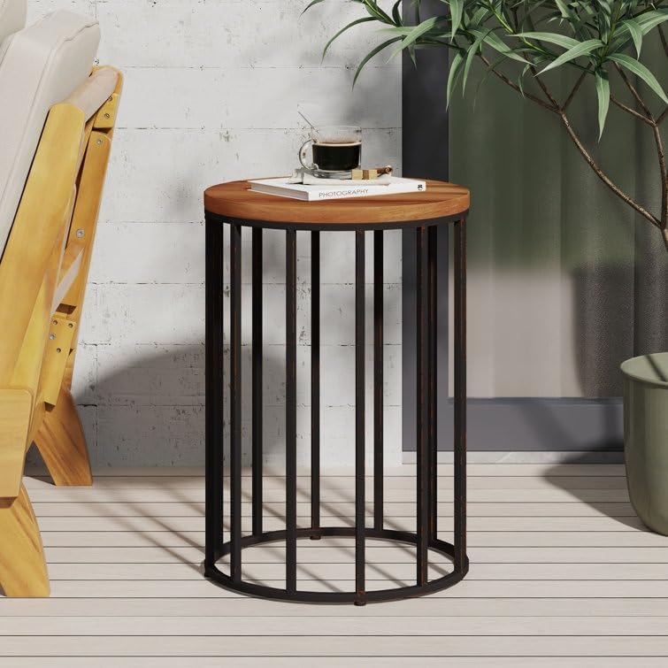 Outdoor Side Table, 21.7'' H X 15.25'' W X 15.25'' L.