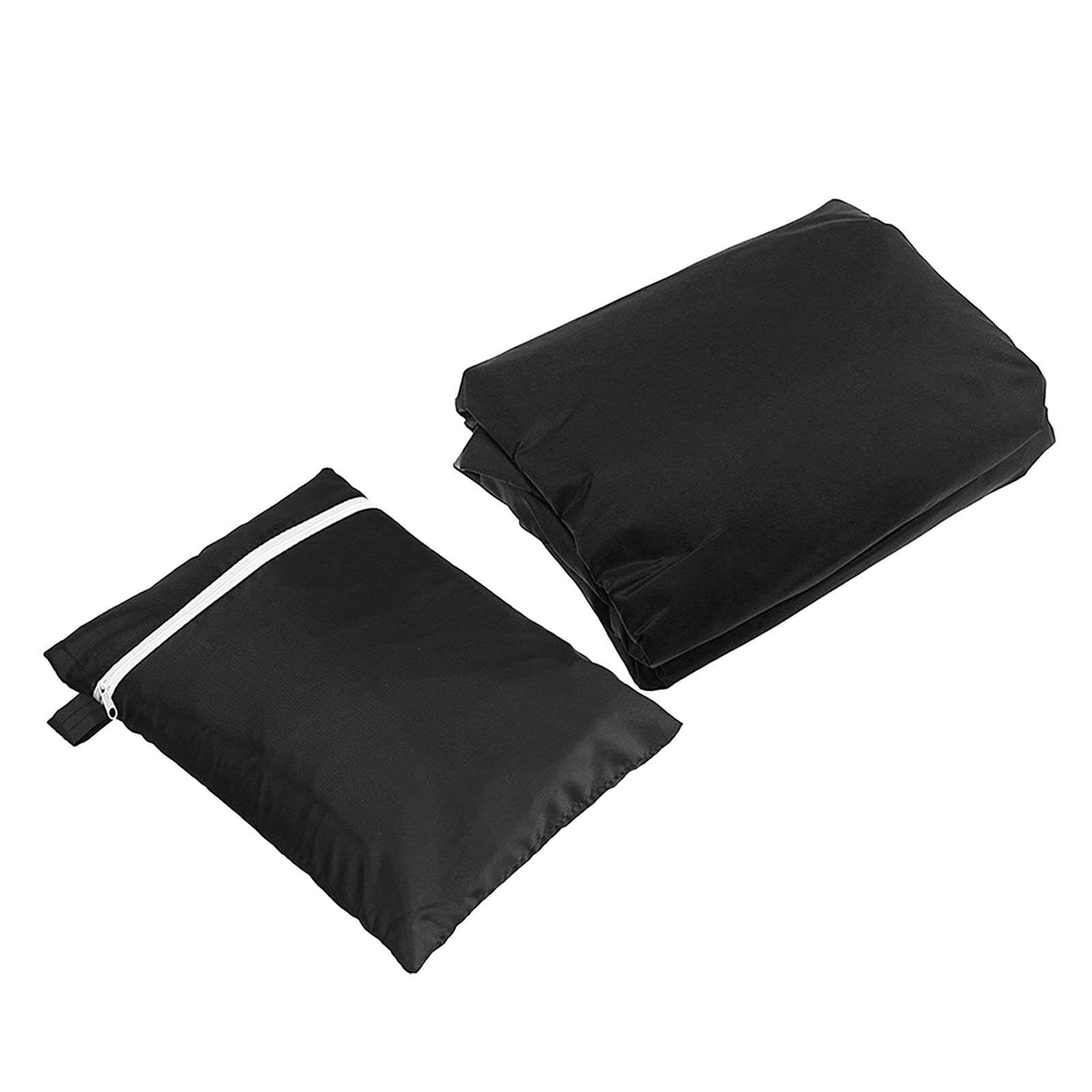Patio Umbrella Parasol Cover Black With Inner Silver Coating Layer Dustproof 190X30X50Cm-image-32