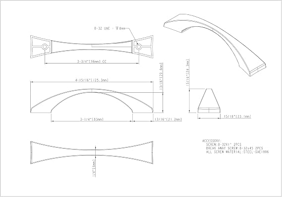 Elements 525-96ABM-D Glendale Pull
