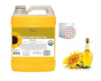 64 fl.oz - 100% Pure Certified Organic Extra Virgin High Oleic Sunflower Oil