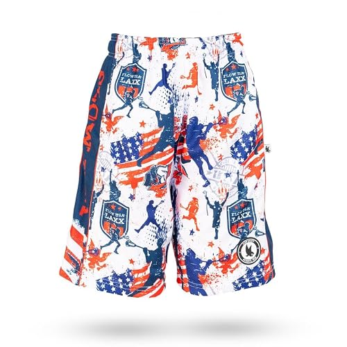 Flow Society Flow Laxx USA Boys Shorts - Athletic -