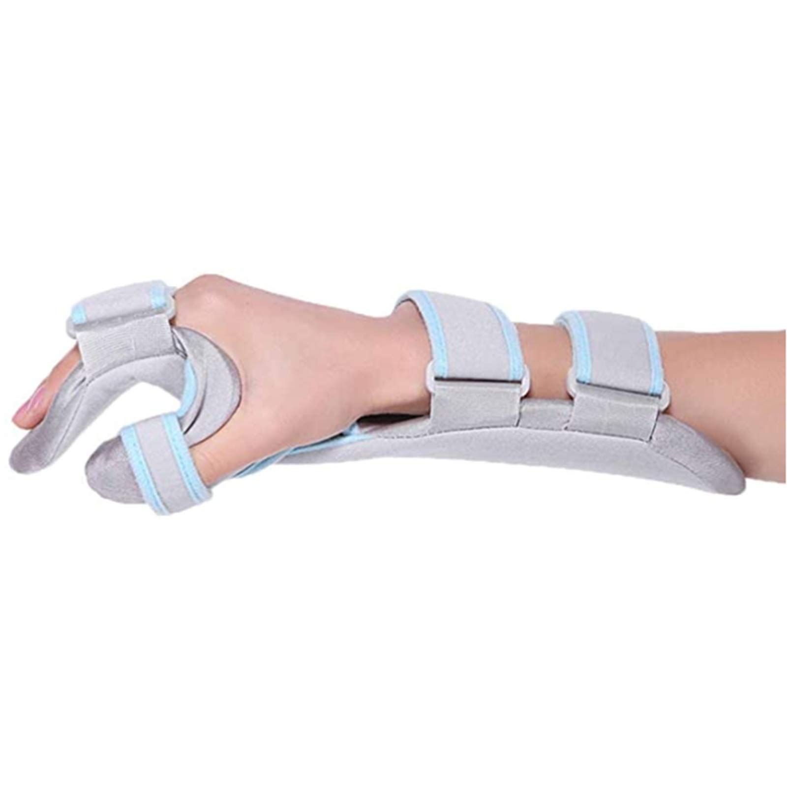 Punti Regolabili Tastiera Dito Ortesi Mano Polso Posizionamento della Mano Tutore per Ictus Dolore alla Mano Tendinite Distorsione Frattura Artrite Lussazione,Left,L