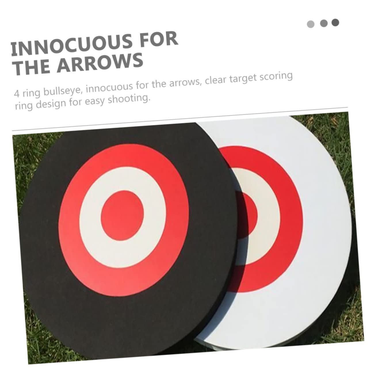 KICHOUSE Targets for Eva Material Large Circle Wear Resistant Portable Easy to Hit Score Ring