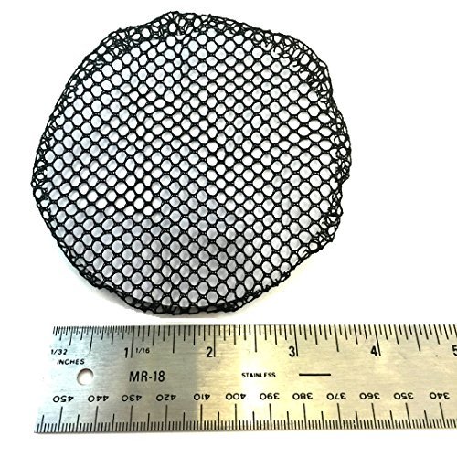 KKTOCHVC Women Bun Dancer Hair net Ballet Dance Skating Bun Cover Elastic Band Hair Nets for Bun (5pcs)(black)