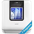 COMFEE' KWH-TD305-W TD305-W Dishwashers, 3 Place Setting, Black&White