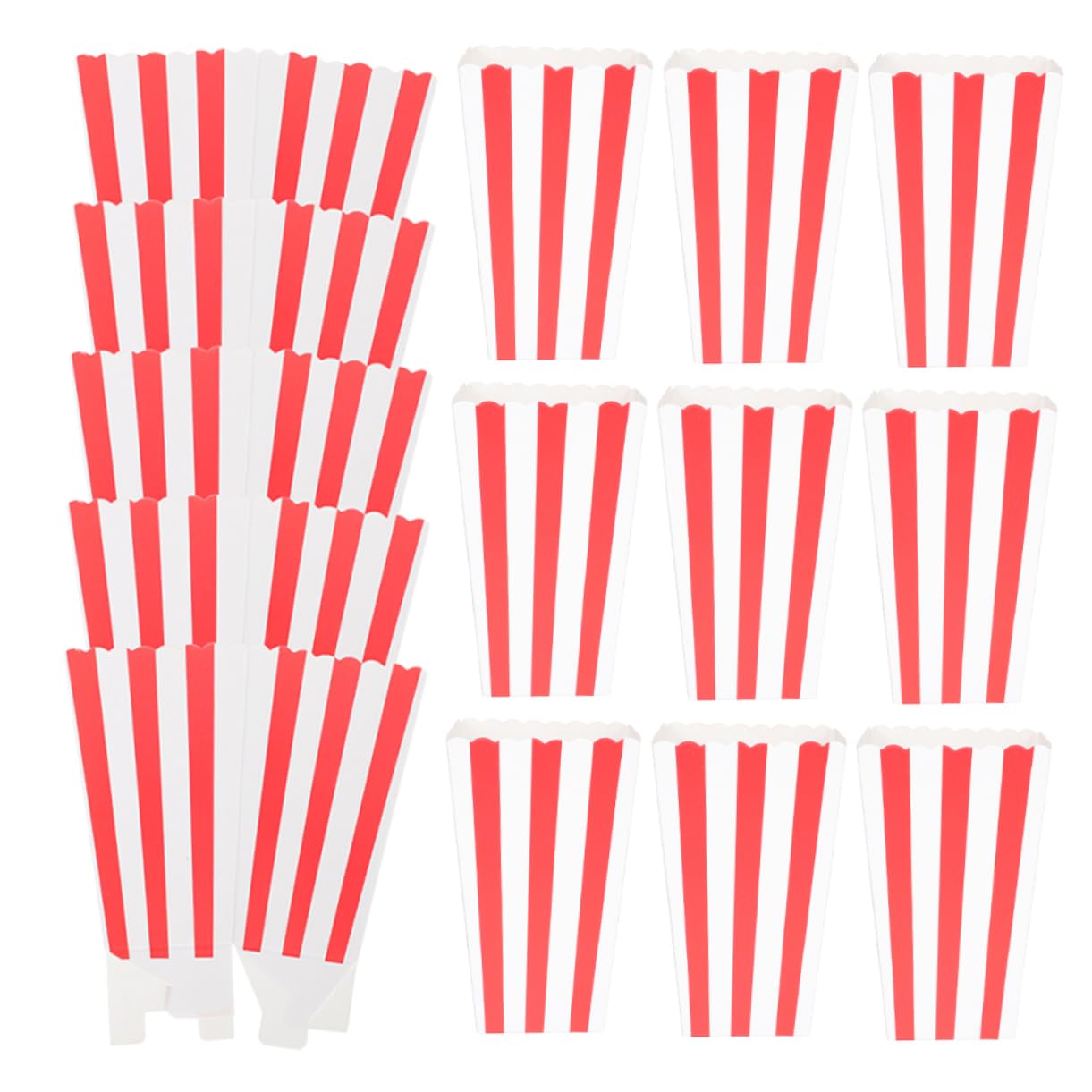 KICHOUSE Popcorn Bowl Movie Night Popcorn Containers Bulk Reusable for Graduation Parties