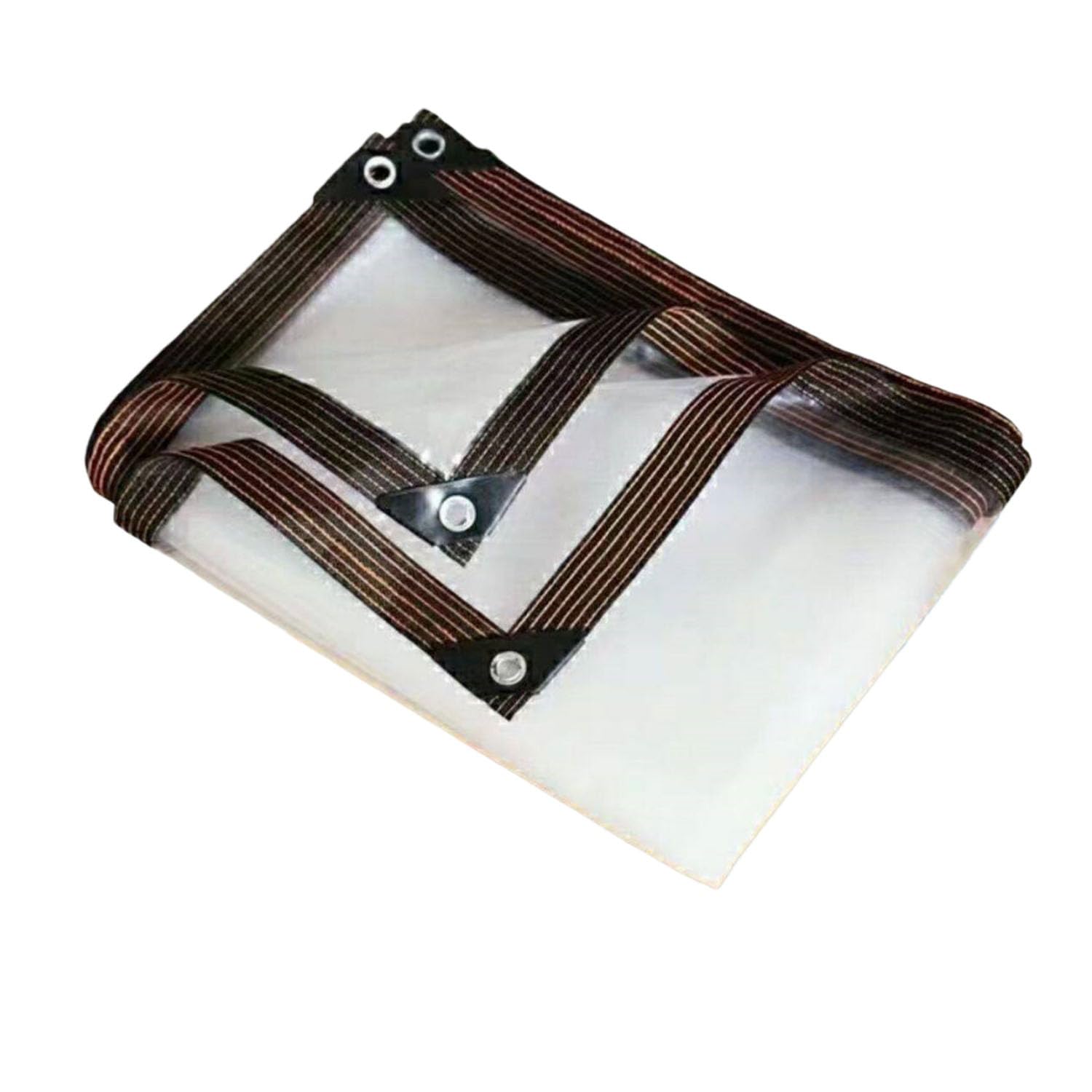 Lona transparente impermeable contra la lluvia y polvo para terraza con ojales fuertes