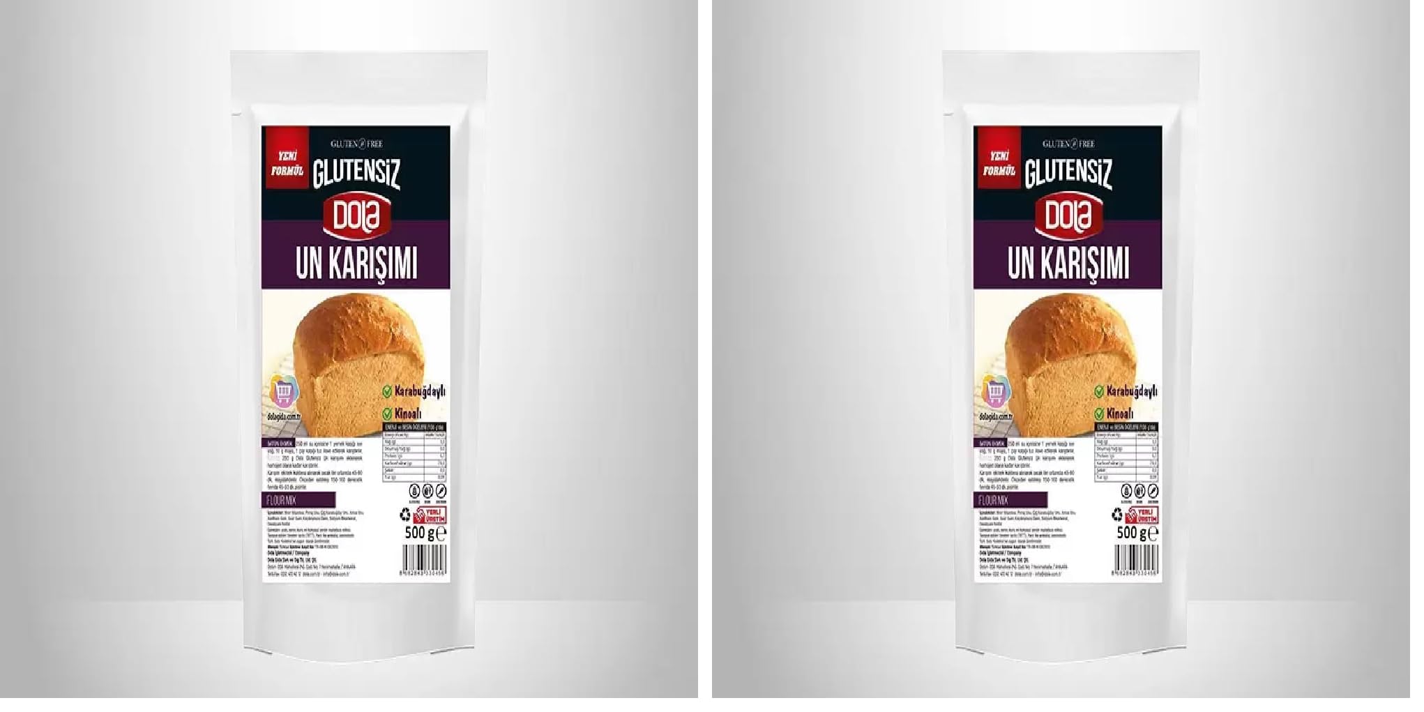 Dola Glutensiz Un Karışımı 500 gr (2 paketi)