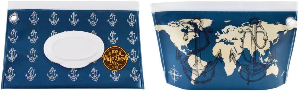 Anchors Away Wet Wipe Dispenser Case from Bara Lowki
