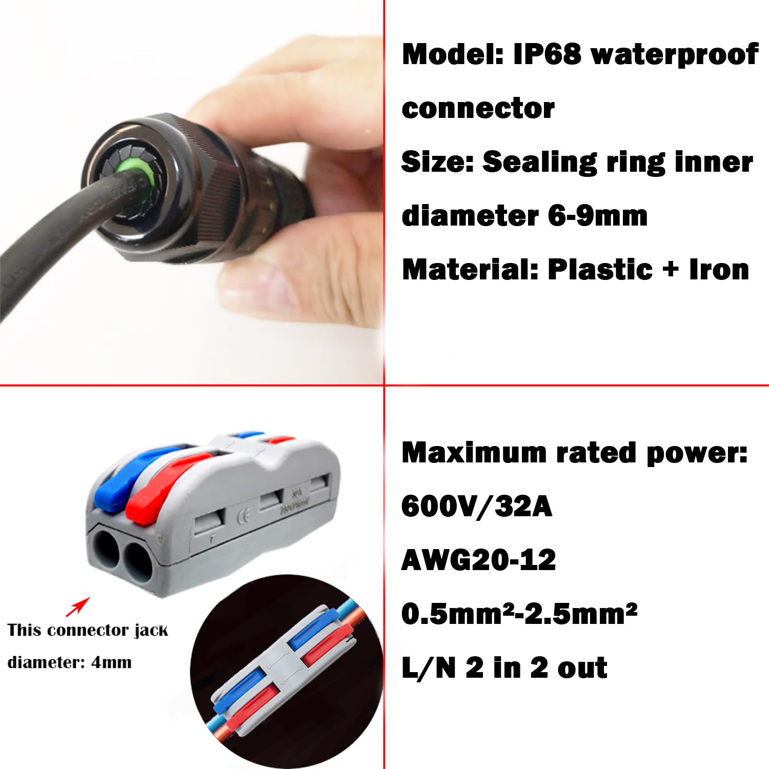 IP68 Waterproof Wire Connectors - Image 4
