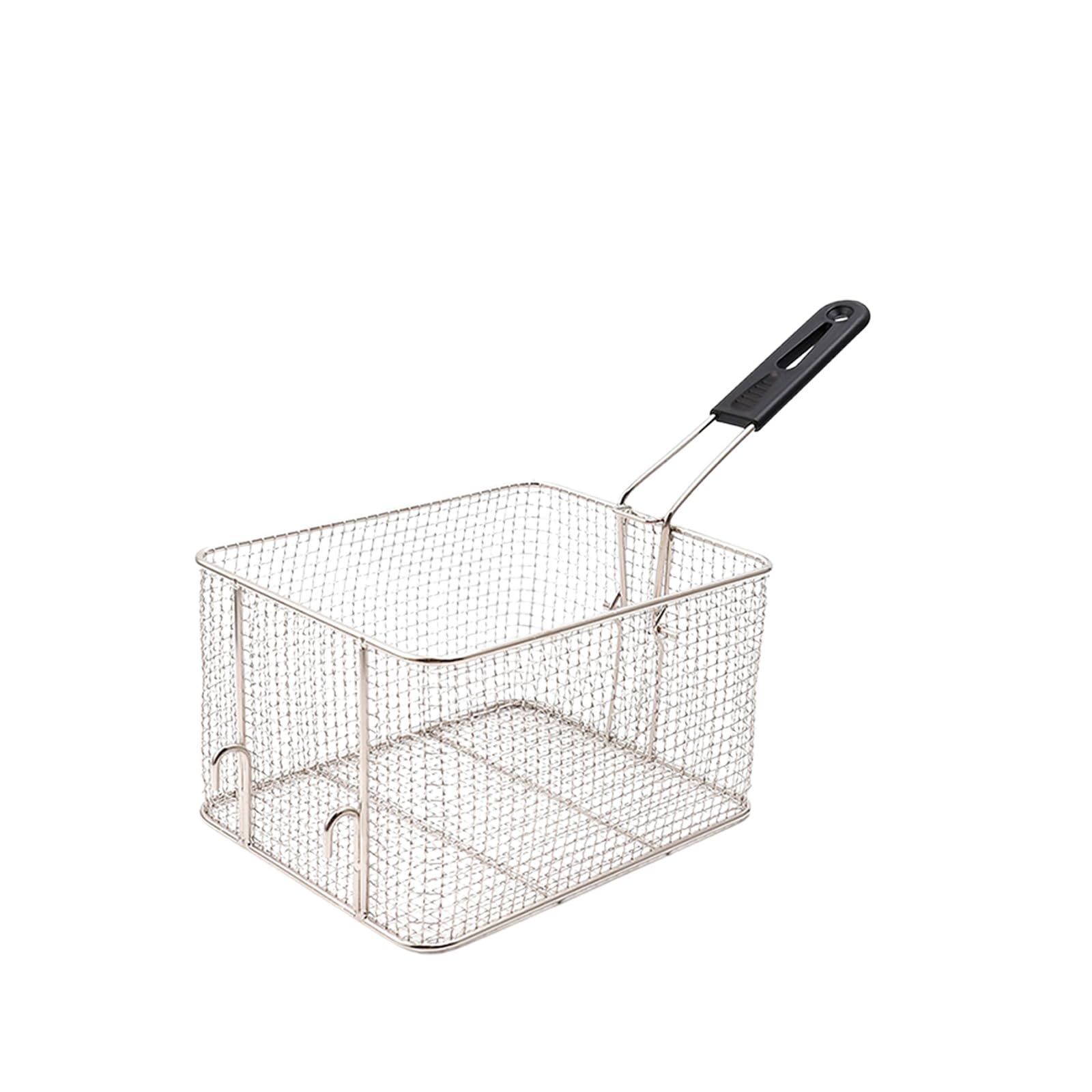 Zxfdsfdbnm Rustproof 304 Stainless Steel Frying Serving Basket with Even Oil Drainage Portable Cooking Tool for Crispy Results Portable Fry Basket