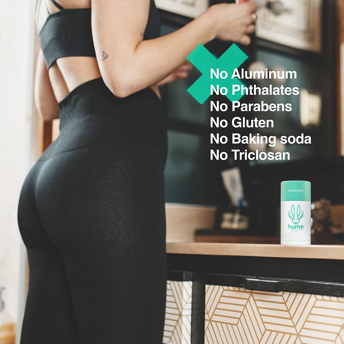 Hume Supernatural Probiotic Roll‑On Deodorant, Aluminum‑Free & Plant‑Based, Gentle on Sensitive Skin, Quick‑Drying, Long‑Lasting Sweat & Odour Protection for Teens & Adults Desert Bloom - 2-Pack - Image 7