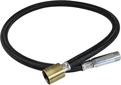 Miniatura 1 de Kingston Brass GSSPRHOSE723 Manguera de pulverización trenzada para grifo de cocina de 29 pulgadas, 1516 pulgadas de largo x 29-516 pulgadas de