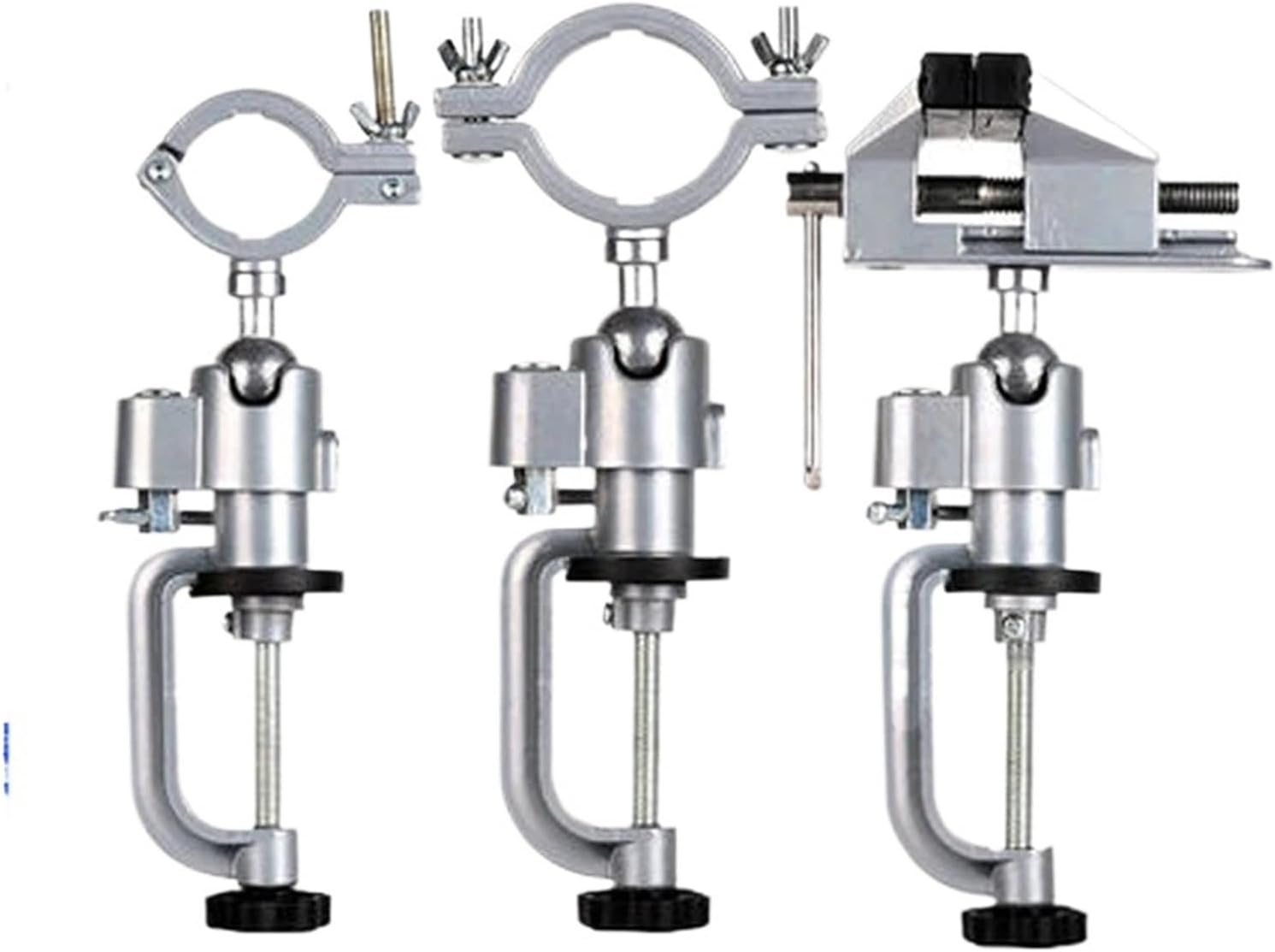 360° Rotating Table Vise Bench Clamp Bracket Multifunctional Electric Grinder Stand Holder Accessories For Dremel Tool(Table vise)