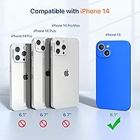 Vista 1600 de Miracase Funda diseñada para iPhone 13 Pro Max con protector de pantalla, [forro de microfibra suave antiarañazos], funda protectora de silicona