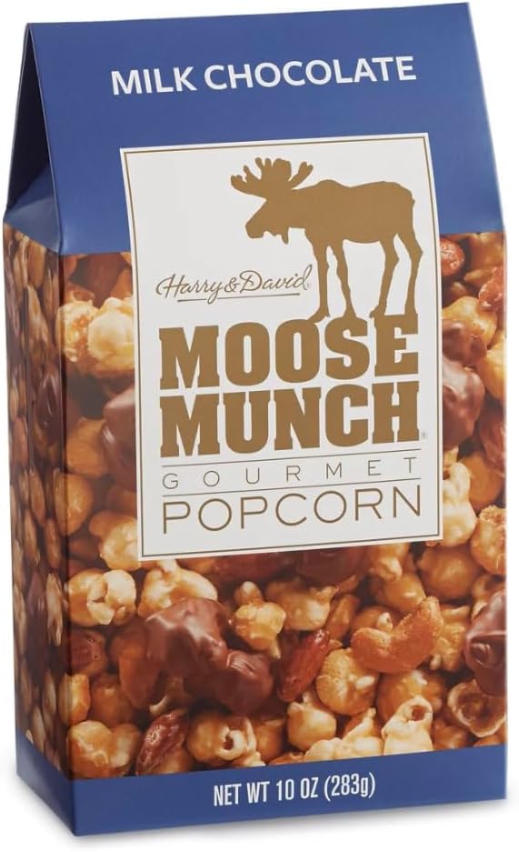 Moose Munch Gourmet Popcorn, Milk Chocolate, 10 Oz.