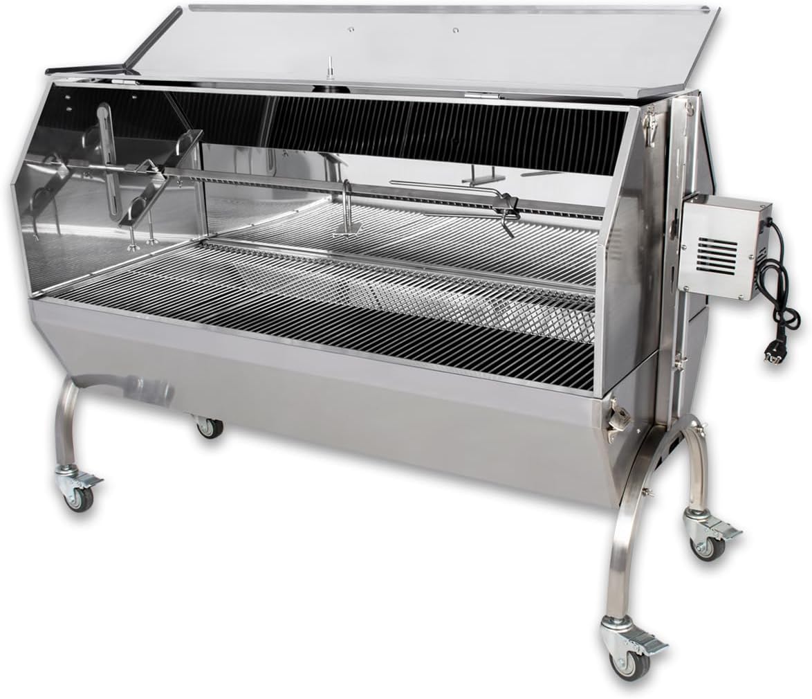 Marke: Beeketal BSG150 Profi Spanferkelgrill mit Motor, mobil