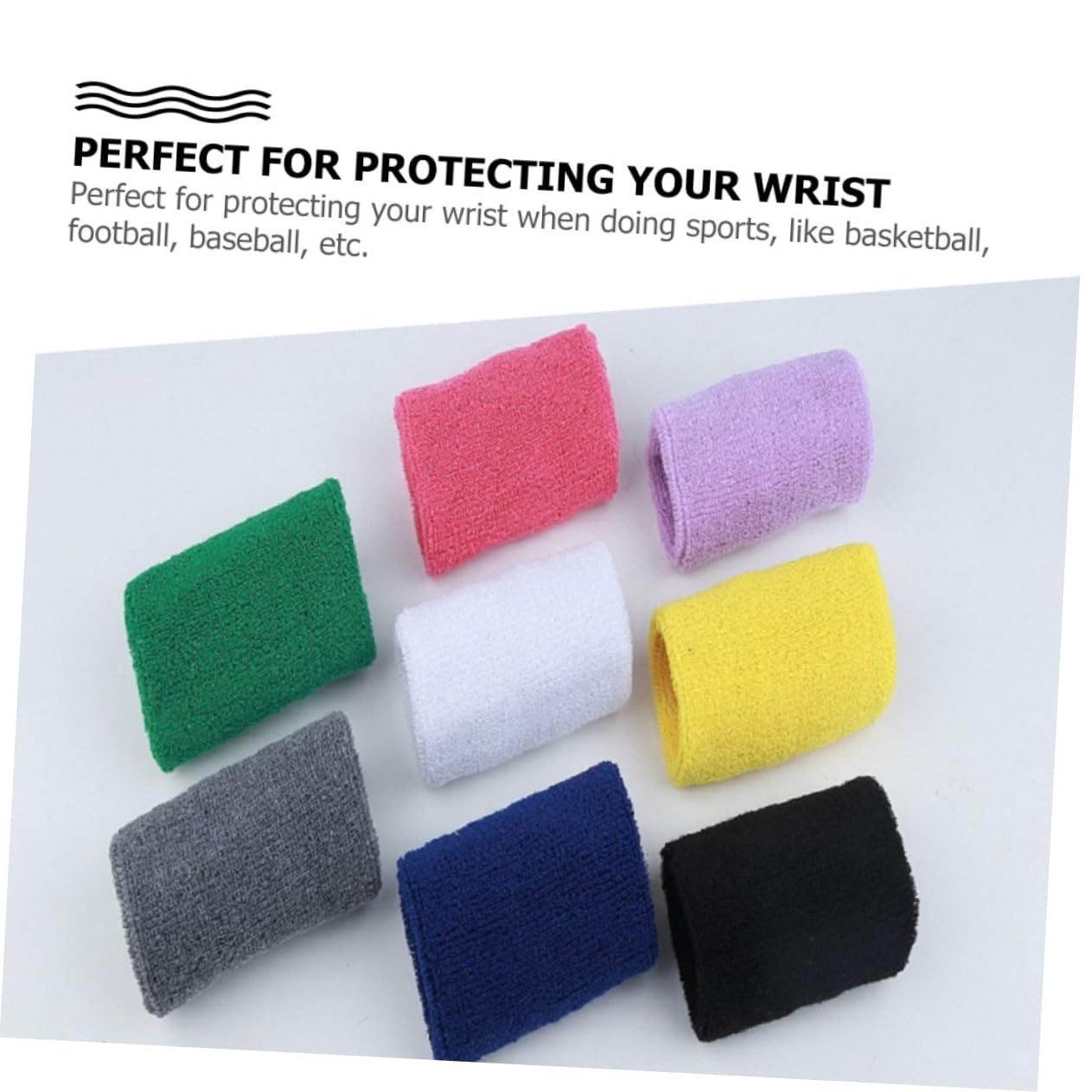 FRCOLOR 2 Sätze Trageschlaufe Handgelenksstärkung Armbinden Stirnband Mit Roten Punkten Riemen Sportgeräte Sport Geräte Gewichtheber-armbänder Handgelenkschutzgurte Polyester 10 Stück * 2