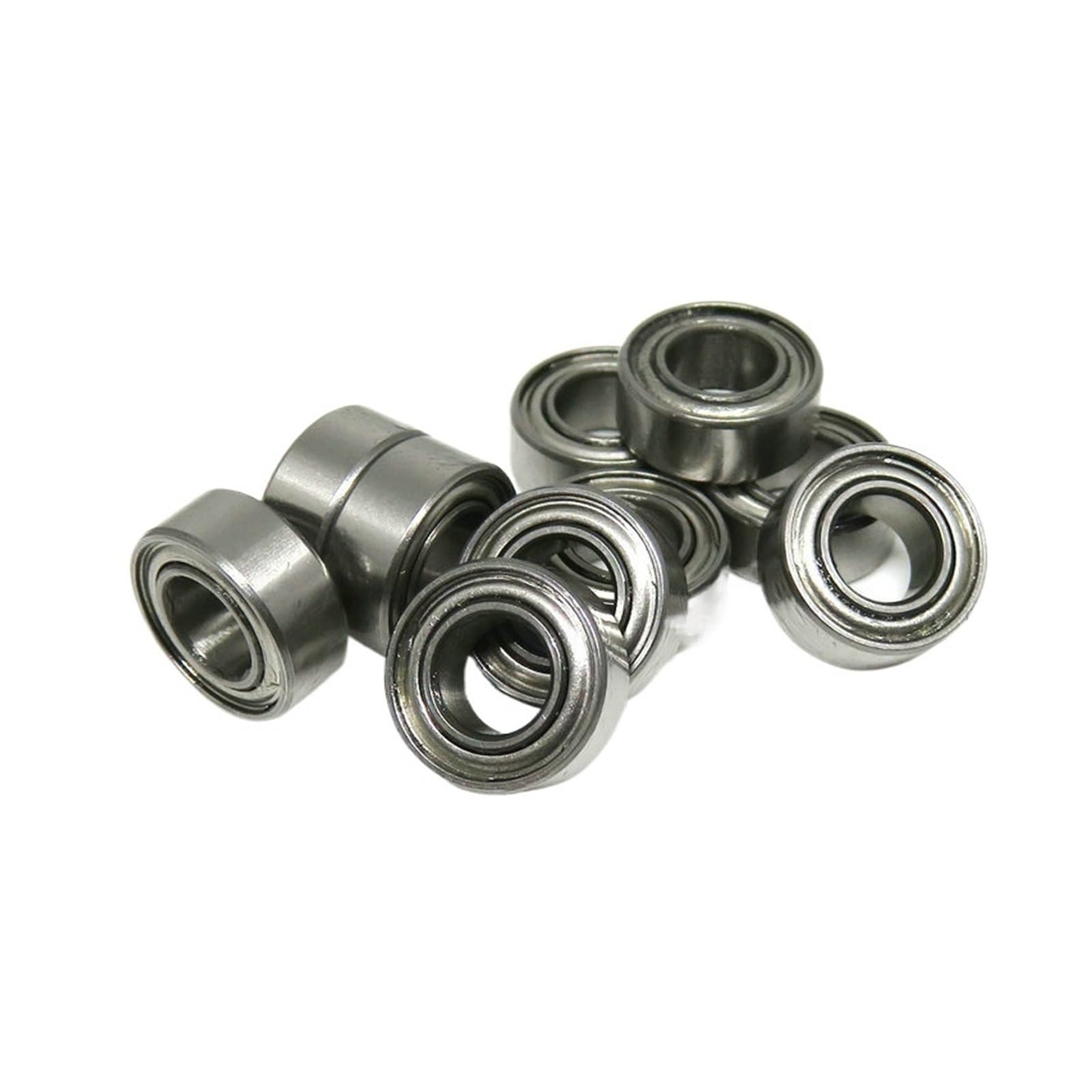 PXQCHAVLN 10 Pieces SMR105ZZ 5x10x4 Bearing MR105 SMR105 ZZ Stainless Steel Bearing L1050ZZ 5 * 10 * 4 Miniature Ball Bearing