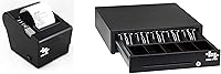 Vista 5 de Impresora térmica de recibos - USB, Ethernet/LAN y puertos serie - Cortador automático - Beeper/Buzzer - Puerto de cajón de efectivo - Ancho